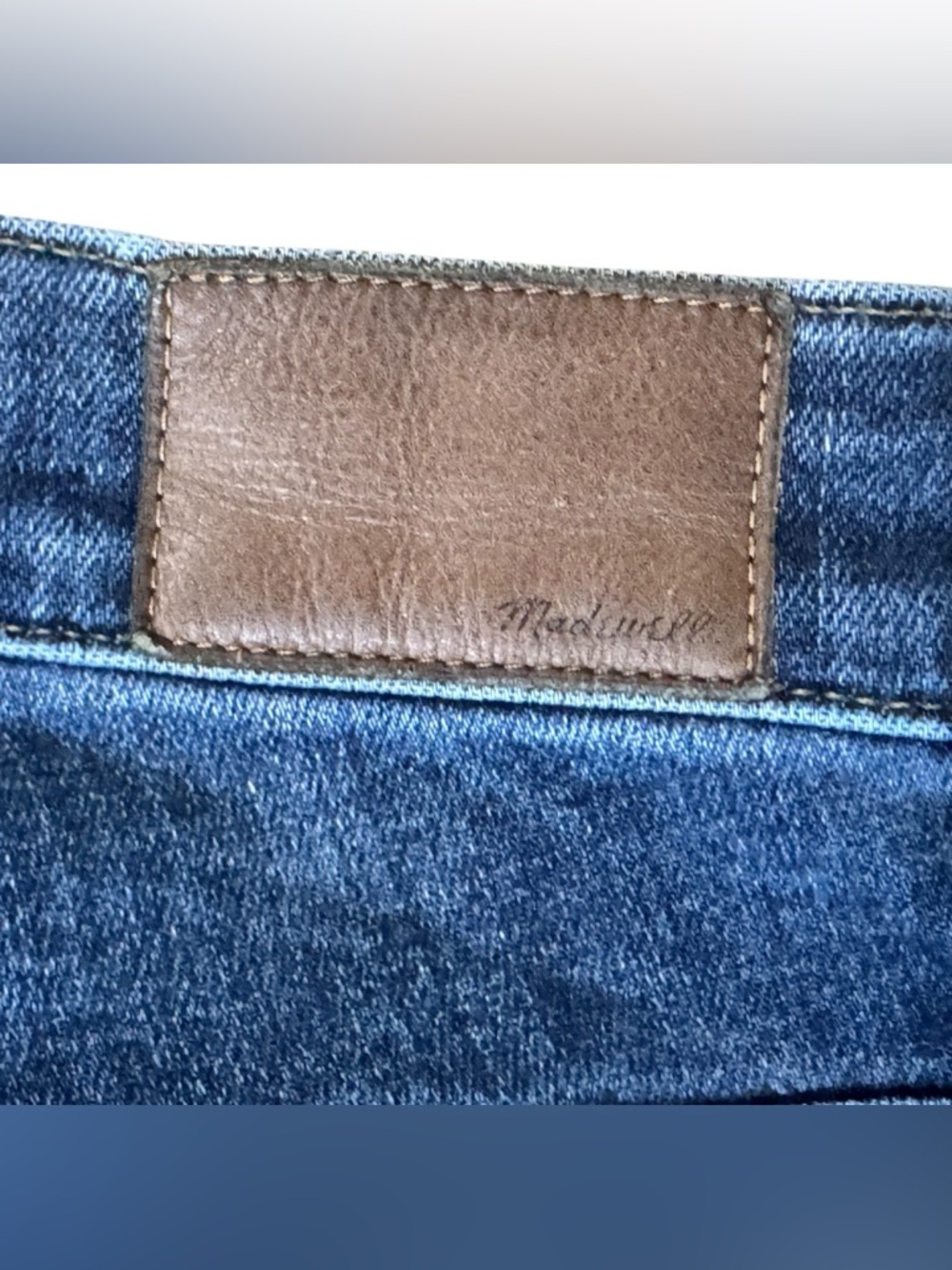 Madewell 10” Women’s High Rise Skinny Denim Jeans, Medium Wash Indigo, Size 30 - Picture 5 of 8